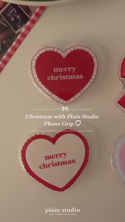 [Ready Stock]Christmas with Plain Studio Phone Grip